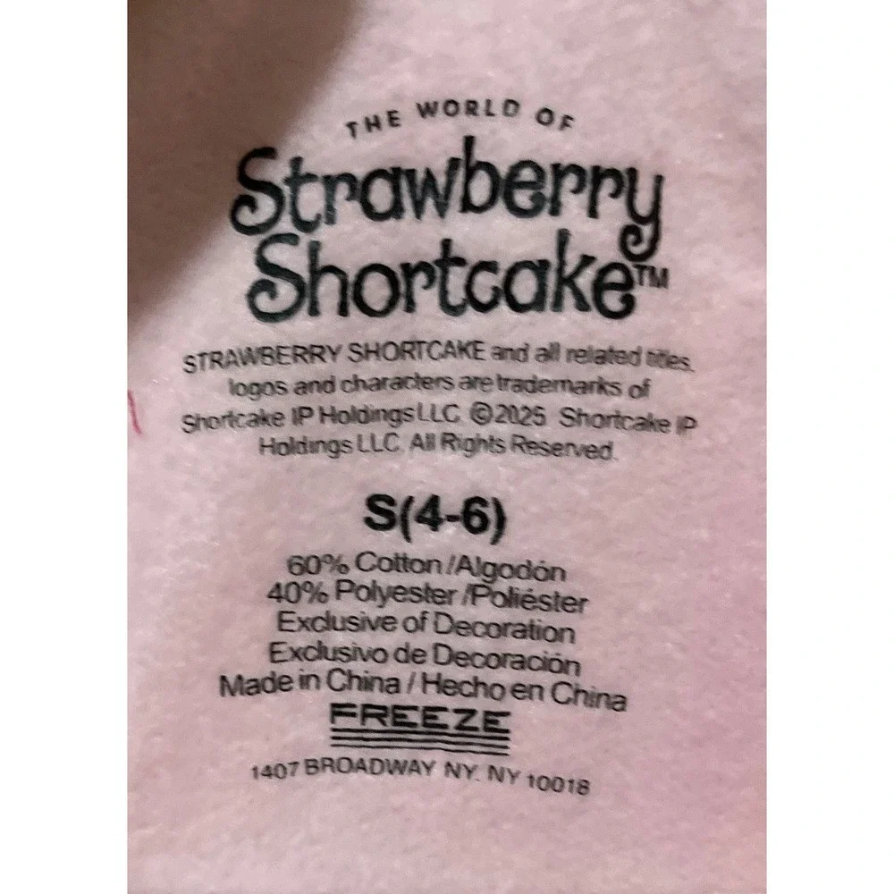 Freeze Hoodie Women S Pink Strawberry Shortcake Sweet Life Graphic